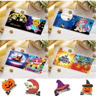 halloween painting greeting rhinestone creative logo