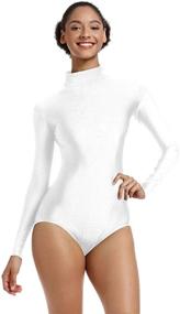 img 1 attached to OVIGILY Turtleneck Leotard Bodysuit Costume