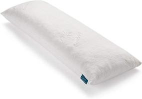 img 3 attached to 🌙 LUCID Shredded Memory Foam Full Body Pillow: Side Sleeper & Hypoallergenic Support for Pregnancy – Ultra Soft Bamboo Cover