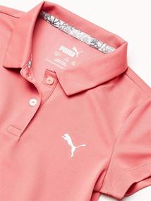 img 1 attached to PUMA Golf Girls Rosewater Small Girls' Clothing