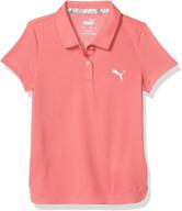 puma golf girls rosewater small girls' clothing logo