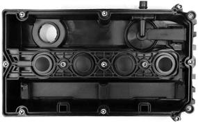 img 1 attached to Engine Valve Cover Camshaft Rocker Cover + Bolts &amp; Gasket Set - Fits 2009-2015 Chevrolet Cruze & Aveo 1.6L 1.8L by Ecodone (Part No. 55564395 55558673)