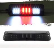 задние светильники partsam led высокого монтажа third brake lights для ford f150 f-150 04-08 - 2004 2005 2006 2007 2008 замена заднего центрального светодиодного тормозного стоп-светодиода светильников фонарей крыши кабины для грузовиков. логотип