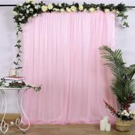 🎀 exquisite pink tulle wedding backdrop curtains – enhance your engagement, baby shower, and stage decorations! logo