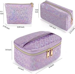 img 1 attached to Cosmetic Waterproof Portable Multifunctional Organizer