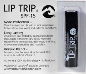 img 1 attached to Mountain Ocean Lip Trip - 0.165 oz, (Pack of 12)