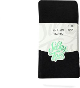 img 2 attached to 🧥 Уютные и прочные: детские хлопковые школьные зимние колготки "Silky Toes