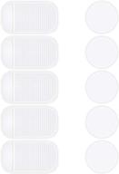 📱 viaky 10 пачек анти-скольжения гелевых подушек: липкие подставки для смартфонов, ключей, стекла, зеркал и других предметов логотип