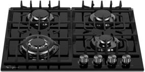 img 2 attached to Empava 24 Gas Cooktop Convertible