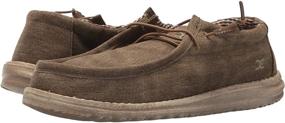 img 4 attached to Hey Dude Wally Canvas Loafers Nut 11