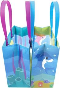 img 1 attached to TINYMILLS Shark Family Party Favor Treat Bags: A Fin-tastic Addition to Your Birthday Party!