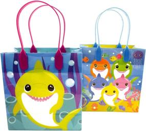 img 2 attached to TINYMILLS Shark Family Party Favor Treat Bags: A Fin-tastic Addition to Your Birthday Party!