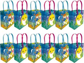 img 4 attached to TINYMILLS Shark Family Party Favor Treat Bags: A Fin-tastic Addition to Your Birthday Party!