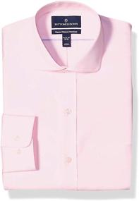 img 4 attached to 👔 Non Iron Pocket Men's Shirts with BUTTONED Classic Cutaway Collar