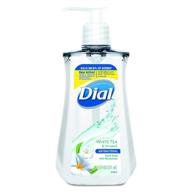 🧼 dial liquid hand soap with antibacterial properties, white tea & vitamin e infused, 7.5 oz pump bottles (pack of 6) logo