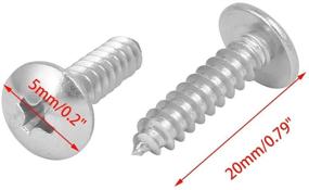 img 1 attached to Крепеж Sydien M5X20Mm Phillips из нержавеющей стали