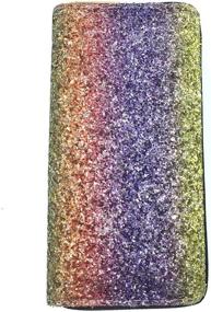 img 2 attached to 💃 Stylish Glitter Rainbow Mermaid Wallets for Women - Handbags and Wallet Combos for Fashionistas