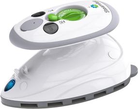 img 4 attached to 🔌 Steamfast SF-717 Mini Steam Iron for Travel - Dual Voltage, Non-Stick Soleplate, Anti-Slip Handle, Rapid Heating, 420W Power (White) - Including Travel Bag
