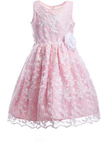 img 4 attached to 👗 Girls' Sleeveless Pleated Princess Dress - Emma Riley Clothing