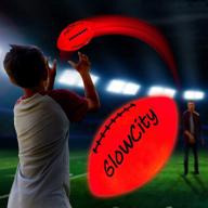 glowcity glow in the dark football - light up youth size footballs with led lights and batteries included: ensuring fun and safety for kids логотип