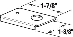 img 1 attached to 🚪 Slide-Co 163634 Top Mount Bi-Fold Door Repair Bracket - 1-3/8-Inch Door (Pack of 2)