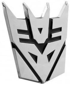 img 4 attached to 🚗 Revolutionize Your Ride with the Transforming Auto Robot Decepticon Auto Emblem - [Chrome][5'' Tall]