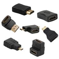 набор адаптеров hdmi funten (7 адаптеров): mini hdmi к micro hdmi male к female. логотип