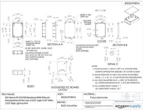 img 1 attached to 🔧 High-Quality BUD Industries PN 1324 CMB Polycarbonate Mounting: A Durable Solution for Your Mounting Needs