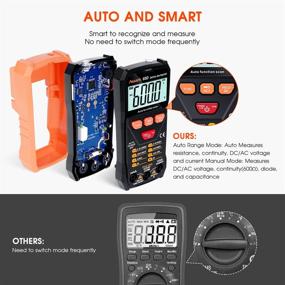 img 3 attached to 🔧 Assark TRMS 6000 Counts Digital Multimeter - VoltMeter Ohmmeter Auto-Ranging Tester for Accurate Measurement of Voltage, Current, Amp, Resistance, Diodes, Continuity, Duty-Cycle & Capacitance, Ideal for Home & Automotive Use