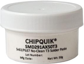 img 3 attached to High Quality Chip Quik SMD291AX50T3 Solder Paste: 50g Jar, Sn63/Pb37, No Clean - Buy Now