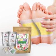 👣 30 premium 2-in-1 foot pads + 2 pairs of exfoliating foot masks for foot care, pain relief, relaxation, and general well-being – peel away dead skin, remove calluses for baby soft feet by l'amour logo