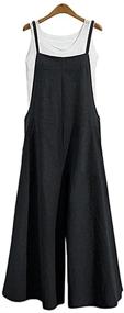 img 4 attached to Womens Jumpsuits Overalls Rompers Black 1 Women's Clothing