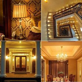 img 1 attached to 💡 Enhanced Dimmable Halogen Replacement Tubular Chandelier: Optimal Lighting Solution