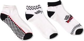 img 1 attached to 🏎️ Boys Low Cut Race Car Socks by Jefferies (Pack of 3)