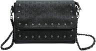 👜 studded skull crossbody shoulder bag – ro rox women's punk gothic studs pu handbag: a daring statement piece logo