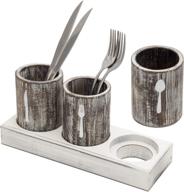 органайзер для столовых приборов mygift restaurant flatware логотип