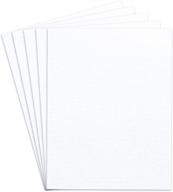 💌 white linen textured specialty cardstock: thick 8 1/2 x 11 inches heavyweight card stock for printing party invitations, wedding announcements, greeting thank you cards (50 sheets per pack) logo