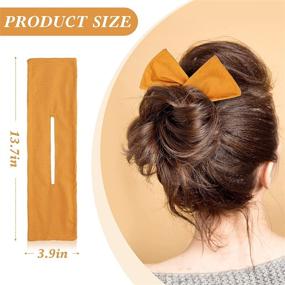 img 3 attached to 💇 10 Pieces Ysleen Cloth Magic Clip Hair Bun Maker - Must-Have Tool for Flexible and Reusable French Twist Hairstyles