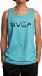 rvca graphic sleeveless shirt black men's clothing logo