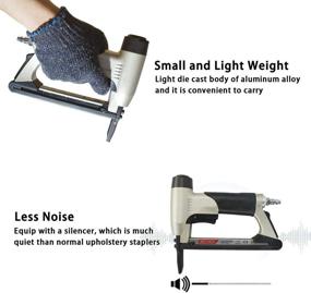 img 3 attached to 🔨 MT7116LN Upholstery Stapler: Heavy-Duty 22/16 Inch Stapler for Effortless Upholstery Work