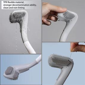 img 3 attached to 🏌️ Golf Toilet Brush - Golf Club Shaped Silicone Bathroom Cleaning Brush with Long Handle, No Dead Corners, 1 Piece