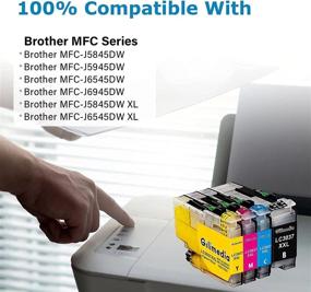 img 3 attached to 🖨️ Gilimedia Compatible Ink Cartridges for Brother LC3037 and LC3039 - Replacement for MFC-J6945DW, MFC-J6545DW, MFC-J5845DW, MFC-J5945DW, MFC-J5845DWXL, MFC-J6545DWXL Printer - 4-Packs