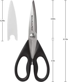 img 3 attached to ✂️ KitchenAid All Purpose Shears: Versatile 8.72-Inch Black Scissors with Protective Sheath