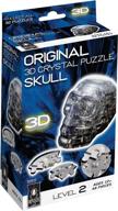 unleash your puzzle skills with the original 3d crystal puzzle skull логотип