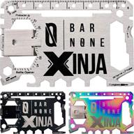 🔧 bar none xinja: ultimate 50-in-1 credit card multitool wallet for extreme everyday carry - ninja edc gerber leatherman knives, money clip, slim wallets, and more! логотип