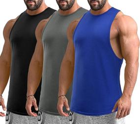 img 4 attached to 👕 We1Fit Men's Athletic Sleeveless Workout T Shirts - Clothing and Active Gear