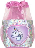 emoji kids unicorn swim bag logo