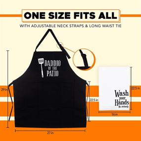 img 3 attached to 👨 Men's Cooking Apron, Grill Apron for Him - Unique Grilling Gifts for Dad - Aprons for Men, Hilarious Apron, Dad's Birthday Gifts, Funny Men's Grill Apron, Hilarious Aprons for Men, Amusing Gifts for Dads