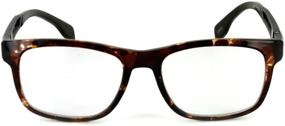 img 2 attached to Optical Quality Reading Glasses Aluminum Tortoise