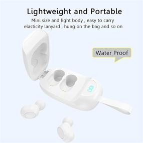 img 1 attached to Bluetooth Earphones Cancelling Waterproof Sweat Proof